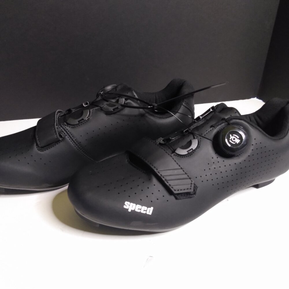 Yow Speed Women's Black Road Bike Cycling Shoes Size 39/US 7